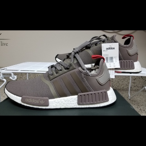 adidas gazelle silver green womens Adidas NMD_R2 Men's Shoes Beige-Pink / Vapor Grey / Tech Earth